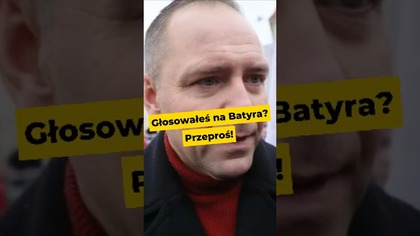 Głosowałeś na Batyra? Przeproś! #Nawrocki #Batyr #prezydent #wybory2025 #PiS #Polska #polityka