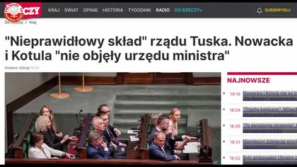 NOWACKA I KOTULA NIE SĄ MINISTRAMI! WADLIWY SKŁAD RZĄDU