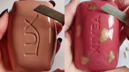 Soap Carving ASMR Relaxing Sounds no talking Satisfying ASMR Video