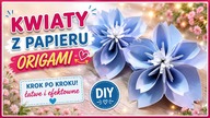 Kwiat origami z papieru  Moduł do kuli kusudama  DIY krok po kroku