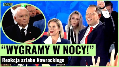 Wiara Nawrockiego i niezadowolony Kaczyński.  Reakcje na wyniki exit poll | Gazeta.pl