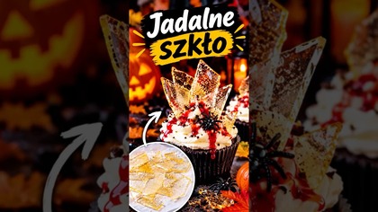 Wygląda jak PRAWDZIWE SZKŁO!  A można je zjeść! #shorts #halloween #jadalneszkło