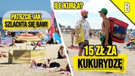 JANUSZ W MIĘDZYZDROJACH NA PLAŻY