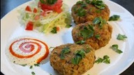 Kotlety z kurczaka z grzybami i kaszą bulgur palce lizać :-)