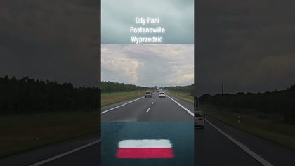 To mogło być jej ostatnie wyprzedzanie sekundy od czołówki z tirem! #polskiedrogi #danger
