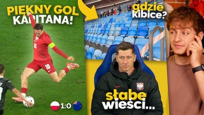 PUSTKI na meczu Polaków! Męczyliśmy się z Nową Zelandią PIĘKNY GOL Ziela! Złe wieści dla Lewego