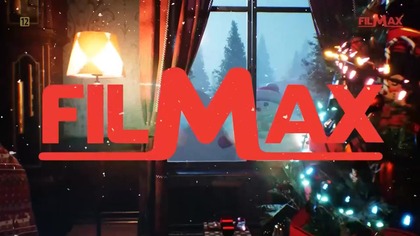 Filmax - Zapowiedź w bożonarodzeniowej oprawie graficznej, powtarzający się ident i sponsorzy, "Czas na pogodę" (20. 12. 2025)