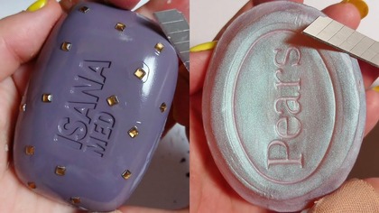 Soap Carving ASMR Relaxing Sounds no talking Satisfying ASMR Video #soapcarving #carvingsoap #sabulu