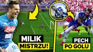 CUDOWNA bramka MILIKA! Majsterszyk! Kontuzja przy rzucie KARNYM!