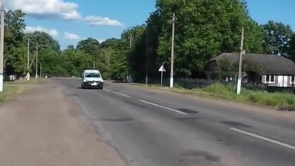 Ukraińska wioska.  #autostop #travelvlog #travel #vlog #podróże #ukraine #countryside