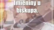 Imieniny u biskupa.  Z życzeniami może przyjść każdy