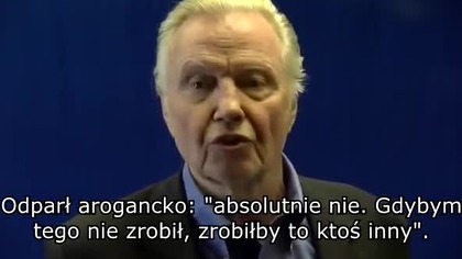 Jon Voight poważnie ostrzega przed Hillary Clinton