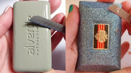 Soap Carving ASMR Relaxing Sounds no talking Satisfying ASMR Video