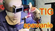 Jak spawać rury metodą tig / Spawanie przetopu od spodu w pozycji sufitowej.