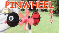 DIY Best out of Waste Craft Ideas How to Make a Ladybug Pinwheel for Kids Recycled Bottles Crafts