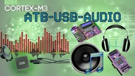 #0418 ARM PSoC 5 - karta dźwiękowa USB na zestawie ATB