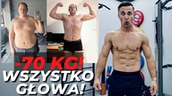 Mentalność GRUBASA.  Mateusz SCHUDŁ 70 kg dzięki GŁOWIE.