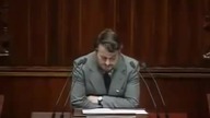 Janusz Korwin-Mikke i pr&oacute;ba ujawnienia agent&oacute;w SB - obrady sejmu 1992