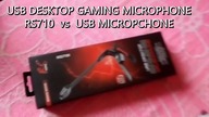 NANO RS USB DESKTOP GAMING MICROPHONE RS710 vs USB MICROPCHONE