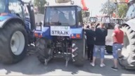 Protest rolników.  Wróblew-Sieradz (8. 05. 2018).  Przemówienie JACKA MIĘDLARA