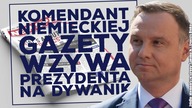 Niemieckie Die Welt wzywa prezydenta na dywanik!