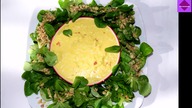 Wiosenna sałatka z roszponki cudo w sosie curry :)