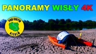 Panoramy Wisły 4K - Kajak Spływ Wisła Rzeka ( Pod Gołym Niebem )