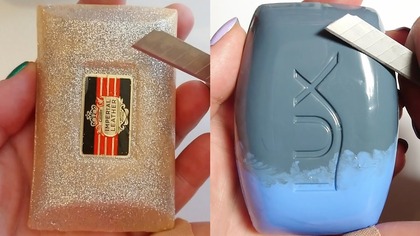 Soap Carving ASMR Relaxing Sounds no talking Satisfying ASMR Video