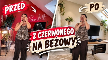 Z CZERWONEGO NA BEŻOWY!