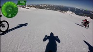 Szalony zjazd rowerami po lodowcu we Francuskich Alpach
