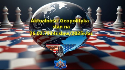 Aktualności Geopolityka stan na 26. 02. 7534r. sław/2025r. łac.