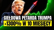 Trump odpalił giełdową petardę! Akcje tej spółki w górę o 1300%