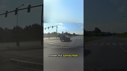 Rowerzysta vs samochód: kto wygrywa? #rower #droga