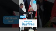 Ale jaja, MARZENIE Kaczyńskiego to WAŻYĆ 100 KILO! #shorts