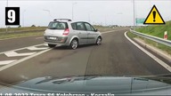 Pijany kierowca Renault Scenic