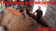 DOM BEZ POZWOLENIA | KOPIEMY ODPŁYW DO SEDESU PCV 160/110/50 | BUDUJEMY DOM #domza25tysięcy