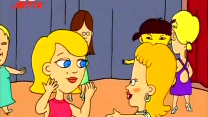 Jerry i Paczka Lekcja ruchu drogowego, Panna Jerry