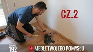 cz. 2 Dębowe listwy przypodłogowe, cokół - montaż przy użyciu regulowanego przymiaru Wolfcraft