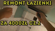Metamorfoza łazienki za 4000zł.  odc. 2 Sufit podwieszany na gotowo, narożniki #Majster Amator