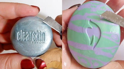 Soap Carving ASMR Relaxing Sounds no talking Satisfying ASMR Video