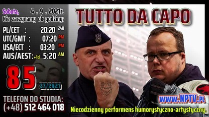 TUTTO DA CAPO (OD NOWA) (04.09.2021)
