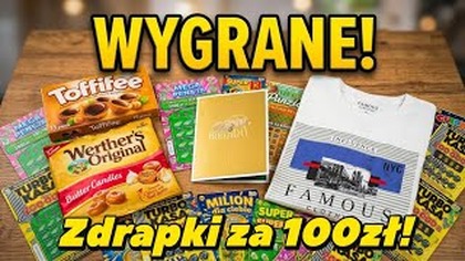 Zdrapki Lotto  Wygrane zdrapki!  Przesyłka urodzinowa od widza! 