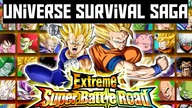 Universe Survival Saga Only Extreme Super Battle Road ESBR Full run Dokkan Battle