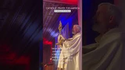 Adoracja Najświętszego Sakramentu  w Rezydencji Donalda Trumpa 