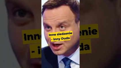 Inne siedzenie - inny prezydent.  Andrzej Duda kiedyś i dziś.  #wybory2025 #policzmygłosy #podpiszapel