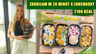 ZRÓB POSIŁKI NA CAŁY DZIEŃ W 20 MINUT! Przepisy na smaczne lunchboxy*