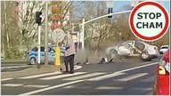 Wypadek radiowozu z osobówką w Tarnowskich Górach #434 Wasze Filmy