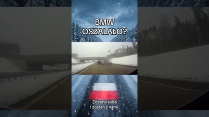 Prawym pasem po rekord  BMW kasuje auto przed sobą!#BMW #DrogoweSzaleństwo #ChwilaNieuwagi