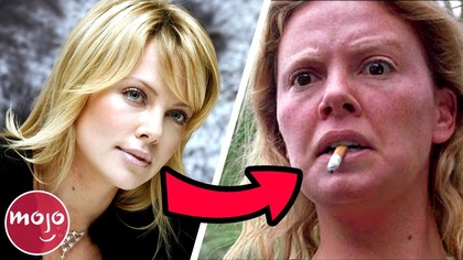 10 Most Shocking Hollywood Makeup Transformations | Side-by-Side