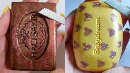 Soap Carving ASMR Relaxing Sounds no talking Satisfying ASMR Video